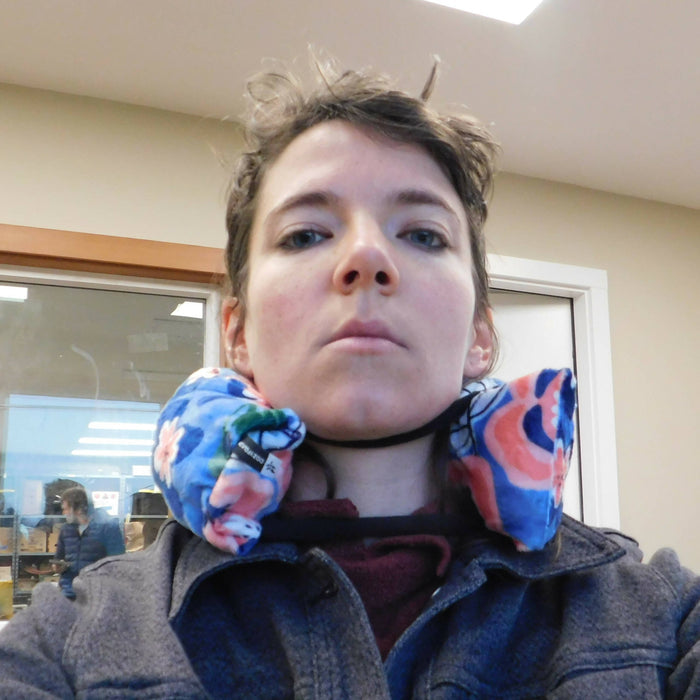 Donut Style Piercing Recovery Pillow OR Versatile Travel, Massage & Ergonomics Pillow. Non-staining Minky Fabric!