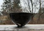 SOLD--waxing / waning moon bowl