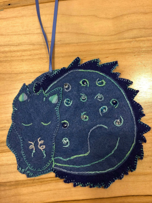Dragon Felt Ornament