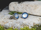 Cufflinks with Galaxy Painted Glass #166