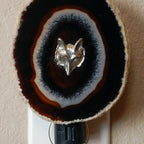 Geode Wolf Night Light