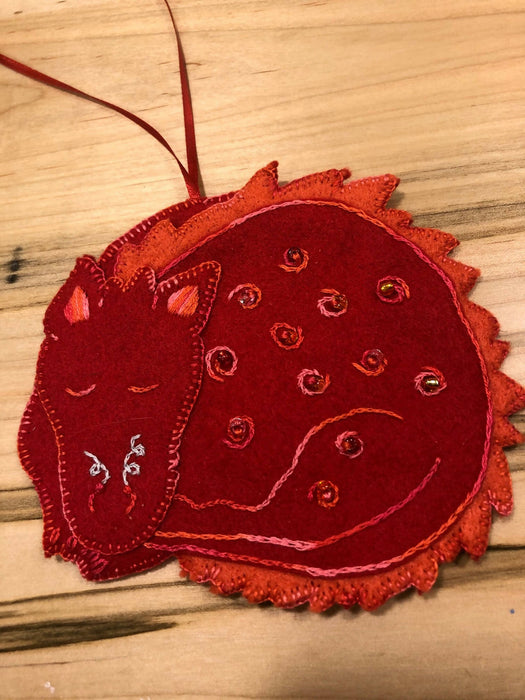 Dragon Felt Ornament