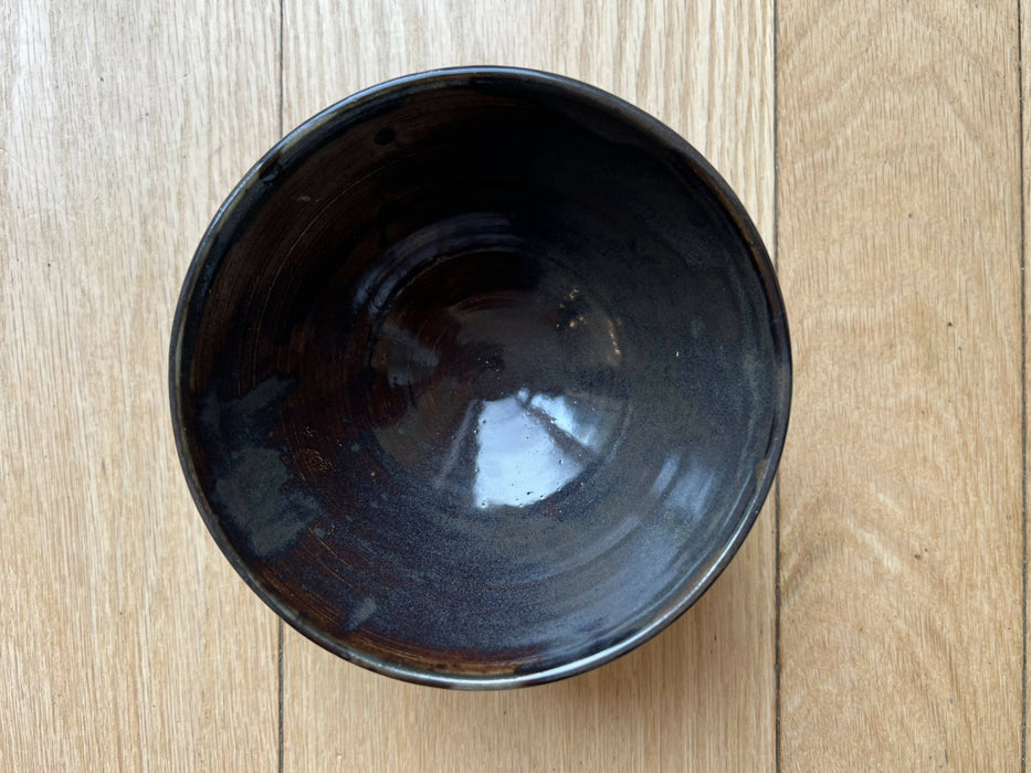 SOLD--waxing / waning moon bowl