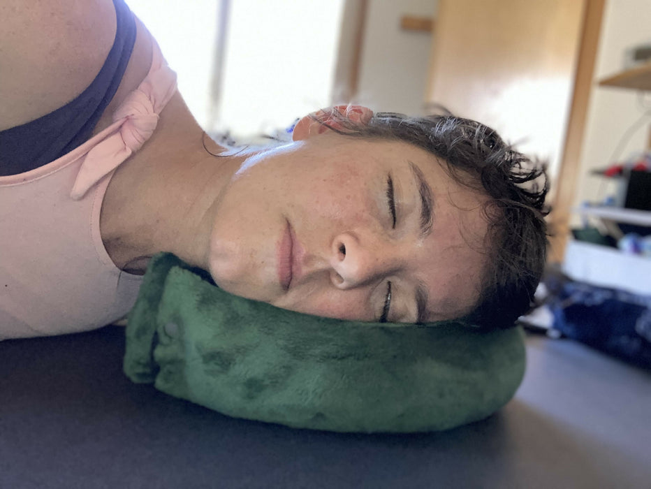 Donut Style Piercing Recovery Pillow OR Versatile Travel, Massage & Ergonomics Pillow. Non-staining Minky Fabric!