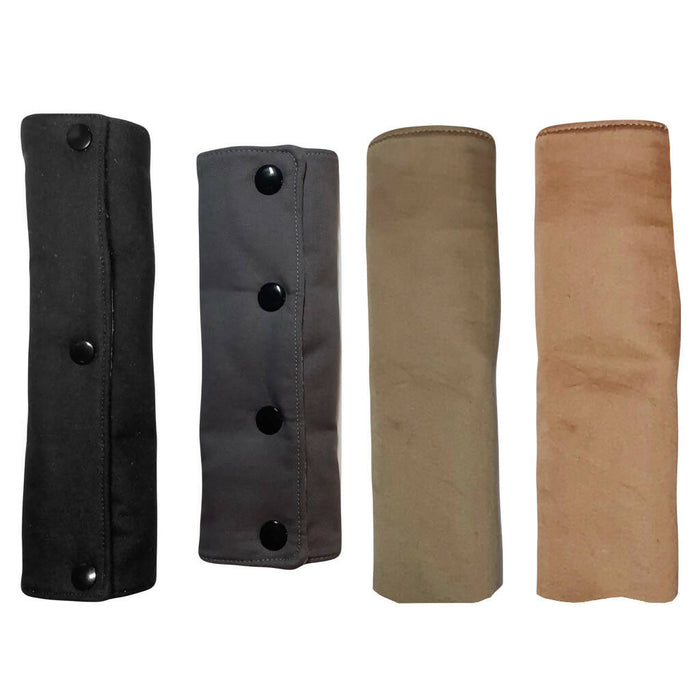 Snap Sateen Seat Belt Cover, 100% Cotton, Soft Neck Strap Pad, Purse Strap Cushion