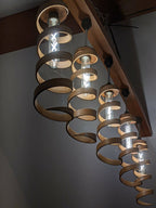 Spiral Wave Light Fixture