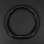 Universal Car Steering Wheel Cover Carbon Fiber Leather Three-dimensional Anti Slip, Timple And Fashionable Car Accessories