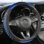 Three-dimensional Honeycomb Steering Wheel Cover Durable Leather Cover with Anti-slip Linning Universal 14.5-15in