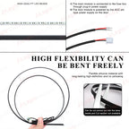 18 in 1 Led Car Ambient Lights 213 64 Color RGB Symphony Streamer Bluetooth Rainbow Interior Acrylic Strips Atmosphere Lamp Kit