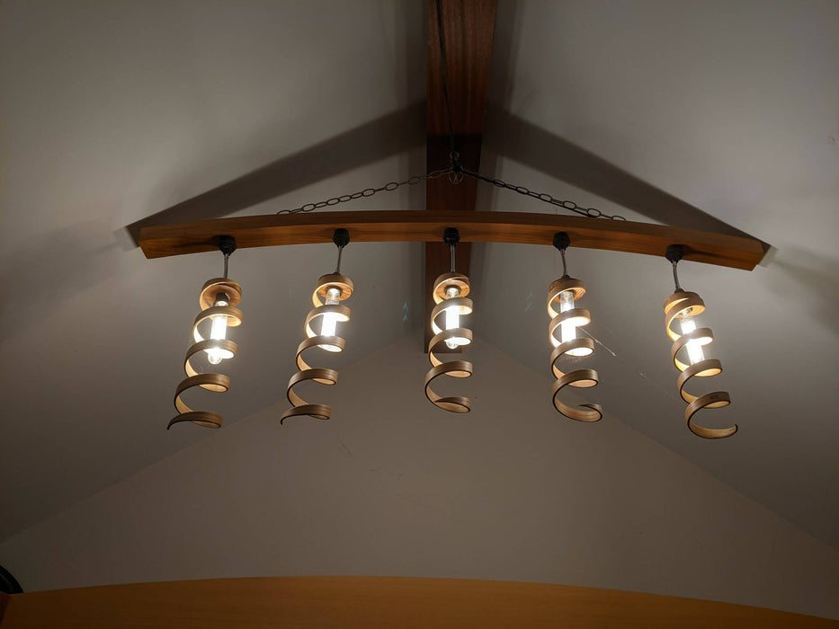 Spiral Wave Light Fixture