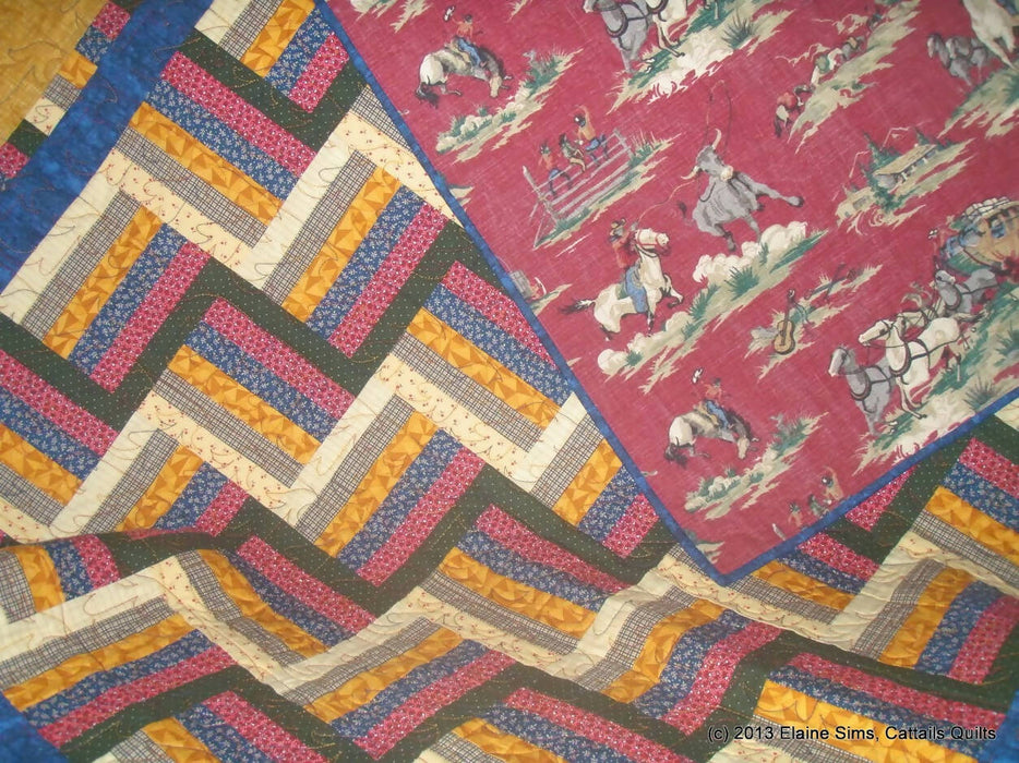 Country Fences Bed Quilt