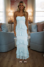 Dreams in Motion Maxi Dress - Blue