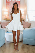Lasting Love Mini Dress - White