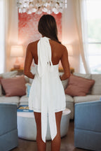 Golden Opportunity Mini Dress - White