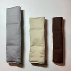 Snap Sateen Seat Belt Cover, 100% Cotton, Soft Neck Strap Pad, Purse Strap Cushion