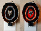 Geode Wolf Night Light