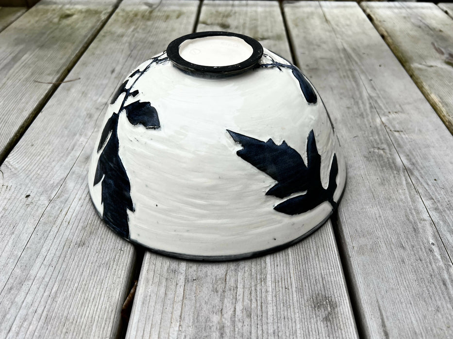 SOLD--tomato vine soup bowl