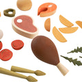 Wooden Dinner Play Food Set