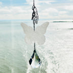 Celestial Butterfly Suncatcher – Handmade Window Decor