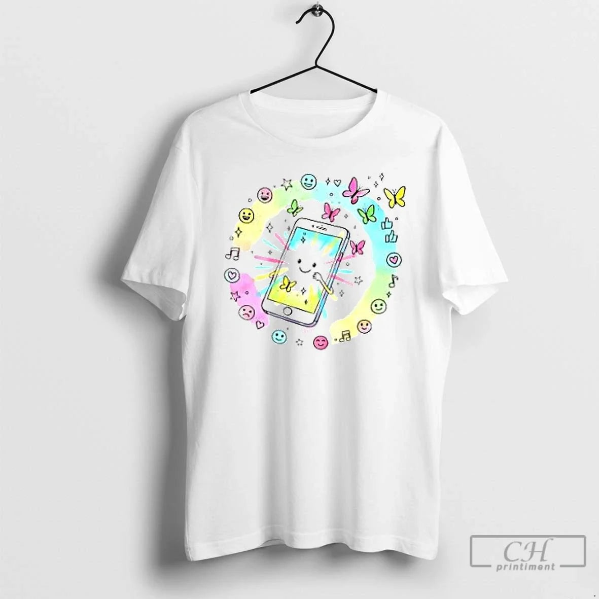 Classic Kawaii Kitten On Retro Game Controller Funny T Shirts Unisex T-shirt, Sweatshirt, Hoodie, Long Sleeve Tee