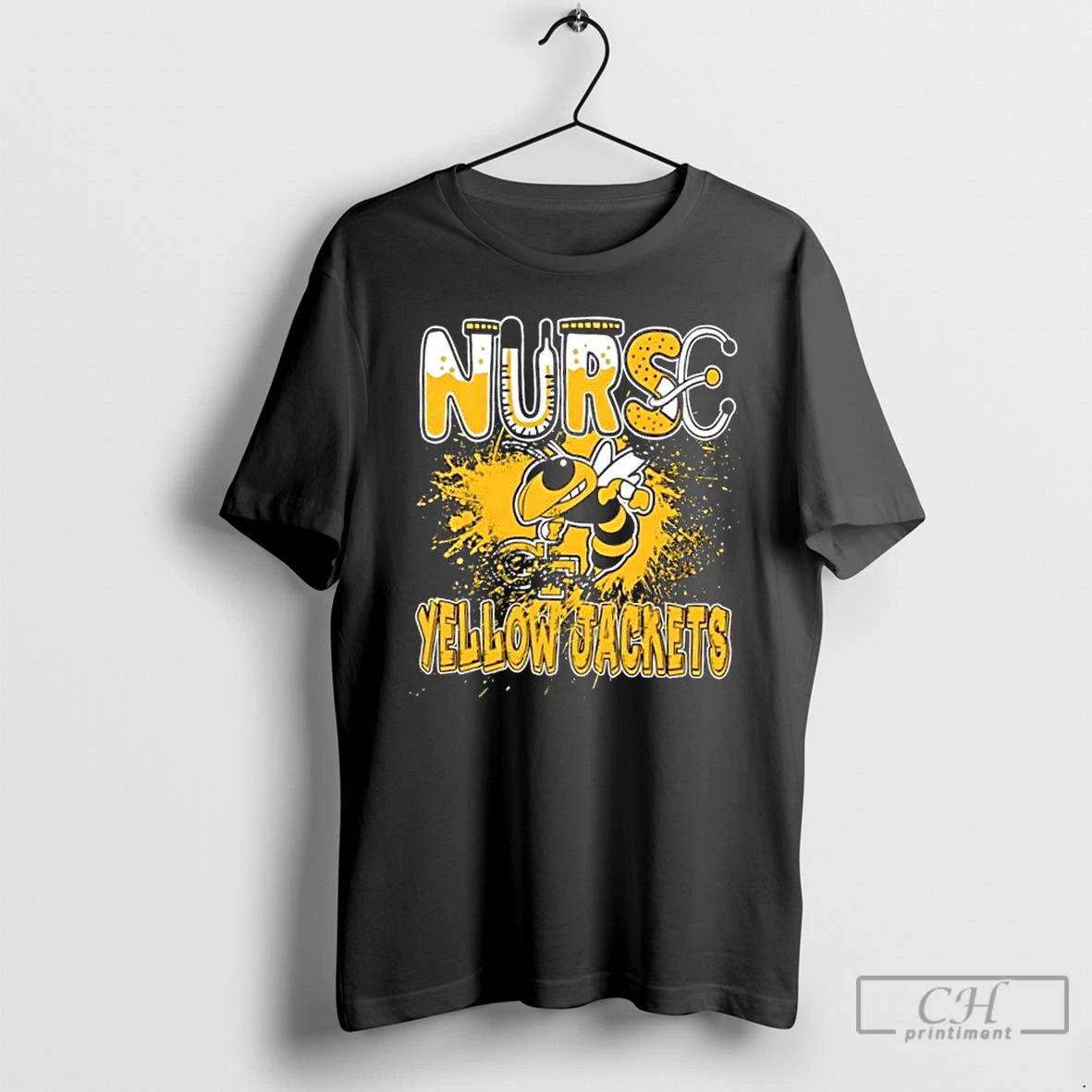 Classic Nurse X Georgia Tech Yellow Jackets Football T Shirts Unisex T-shirt, Sweatshirt, Hoodie, Long Sleeve Tee