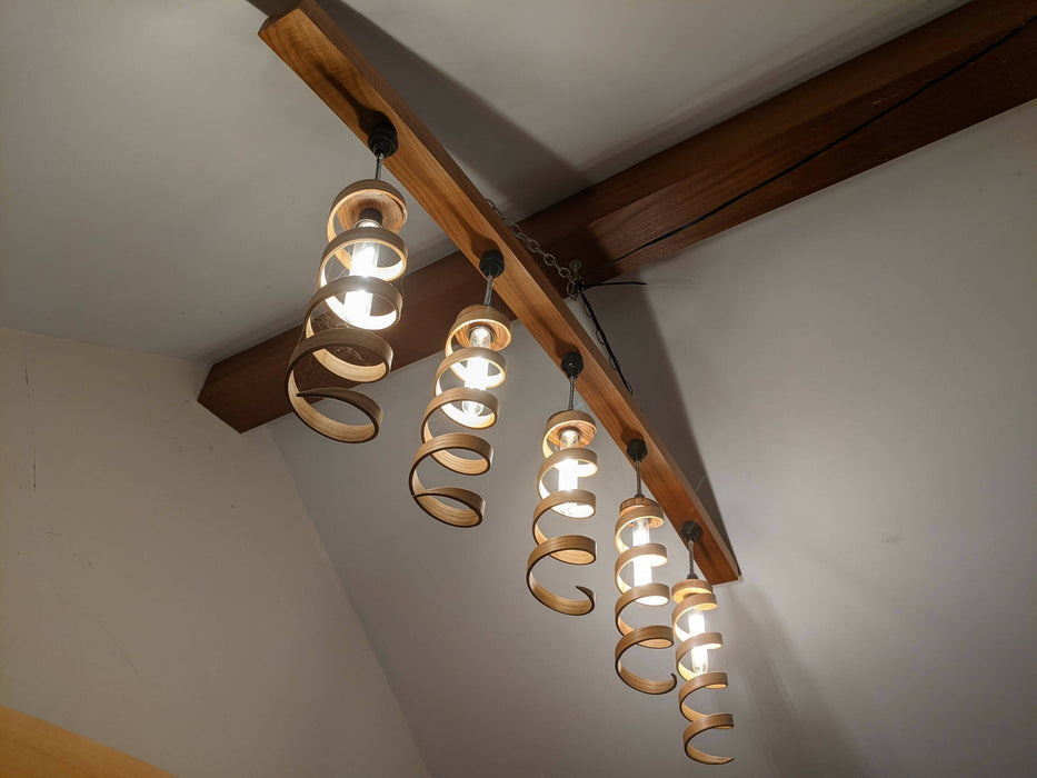 Spiral Wave Light Fixture